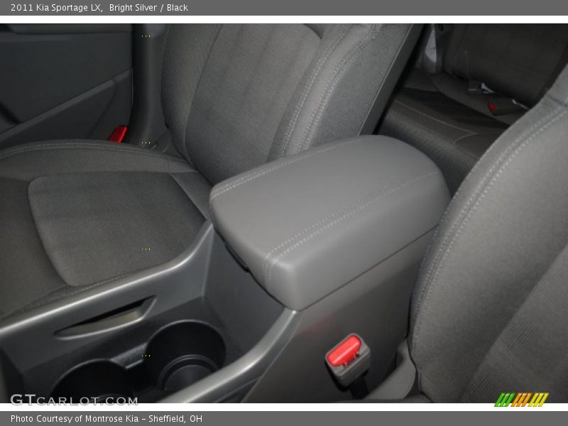 Bright Silver / Black 2011 Kia Sportage LX