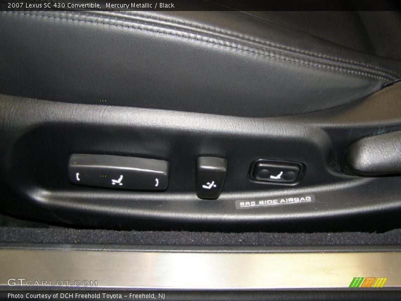 Mercury Metallic / Black 2007 Lexus SC 430 Convertible