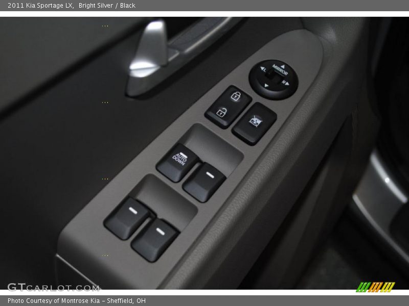 Bright Silver / Black 2011 Kia Sportage LX