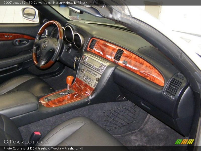 Mercury Metallic / Black 2007 Lexus SC 430 Convertible