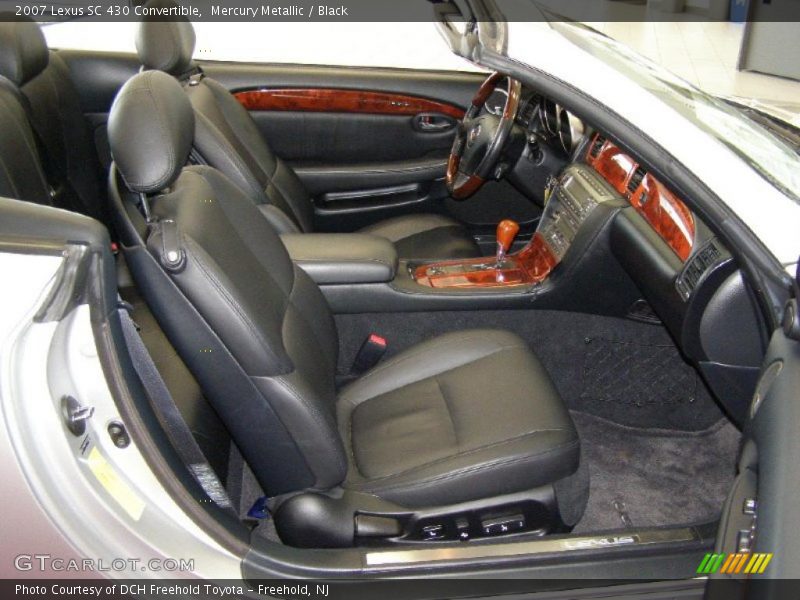 Mercury Metallic / Black 2007 Lexus SC 430 Convertible
