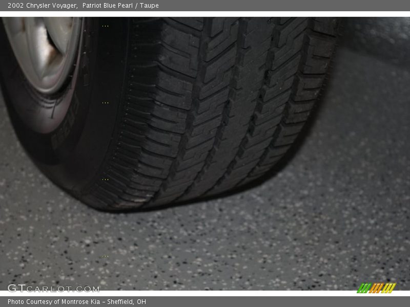 Patriot Blue Pearl / Taupe 2002 Chrysler Voyager
