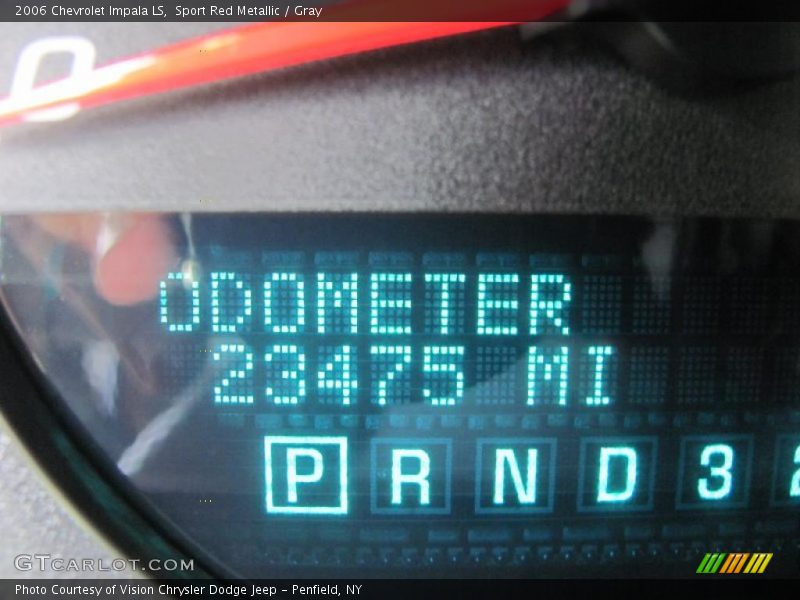 Sport Red Metallic / Gray 2006 Chevrolet Impala LS