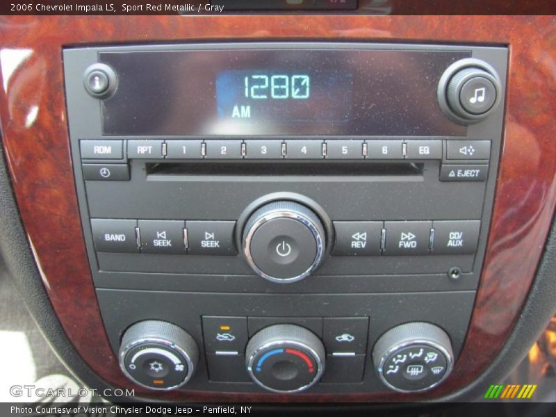 Sport Red Metallic / Gray 2006 Chevrolet Impala LS