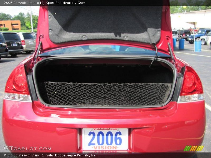 Sport Red Metallic / Gray 2006 Chevrolet Impala LS