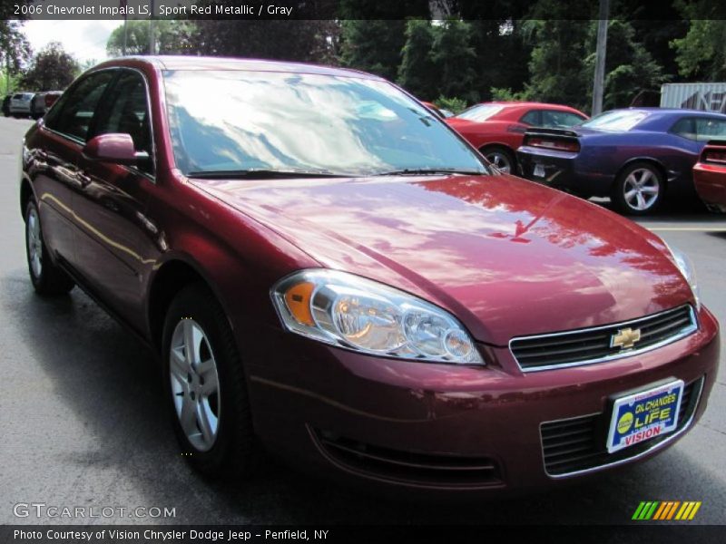 Sport Red Metallic / Gray 2006 Chevrolet Impala LS