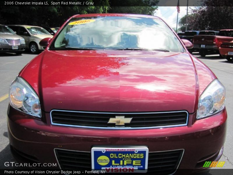 Sport Red Metallic / Gray 2006 Chevrolet Impala LS