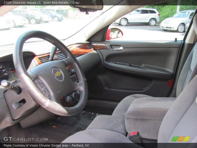 Sport Red Metallic / Gray 2006 Chevrolet Impala LS