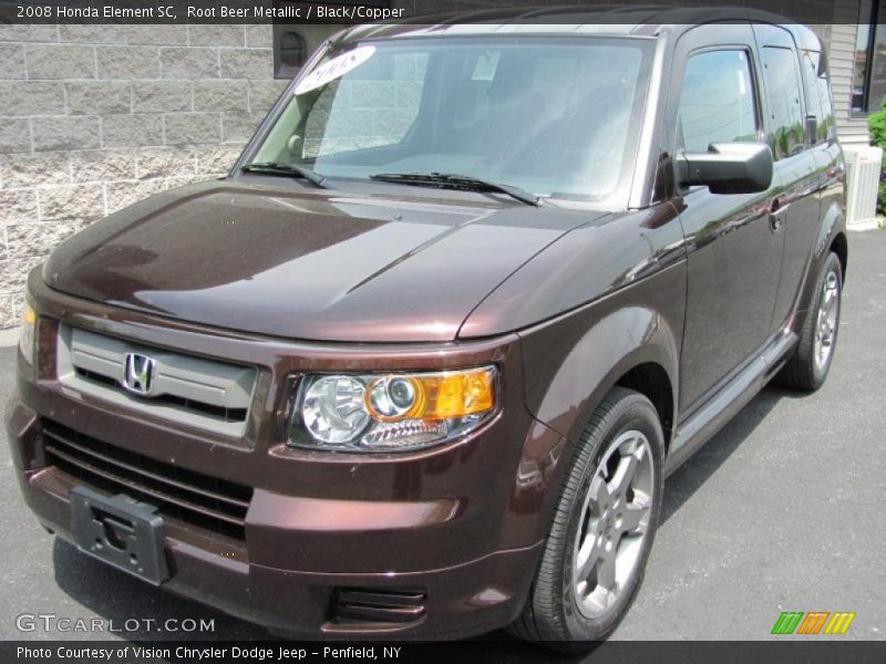 Root Beer Metallic / Black/Copper 2008 Honda Element SC
