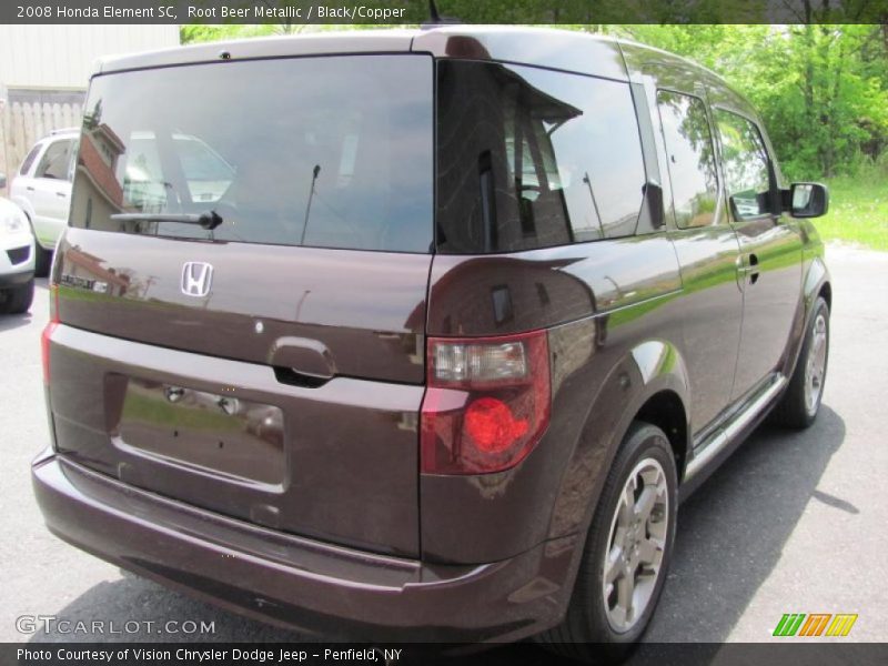 Root Beer Metallic / Black/Copper 2008 Honda Element SC