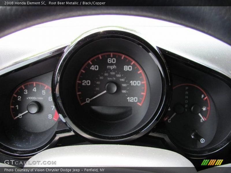 Root Beer Metallic / Black/Copper 2008 Honda Element SC