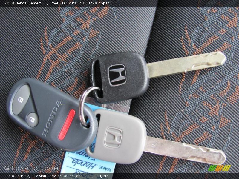 Root Beer Metallic / Black/Copper 2008 Honda Element SC