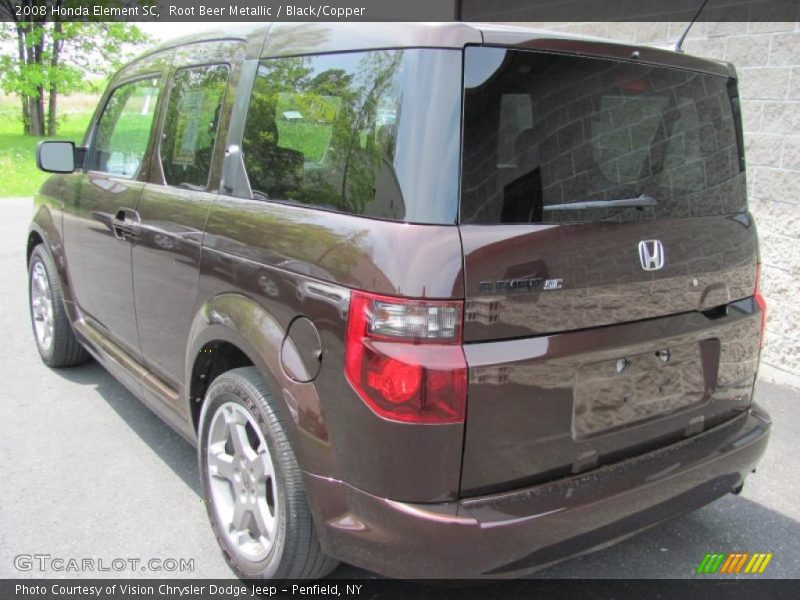 Root Beer Metallic / Black/Copper 2008 Honda Element SC