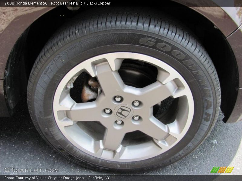 Root Beer Metallic / Black/Copper 2008 Honda Element SC