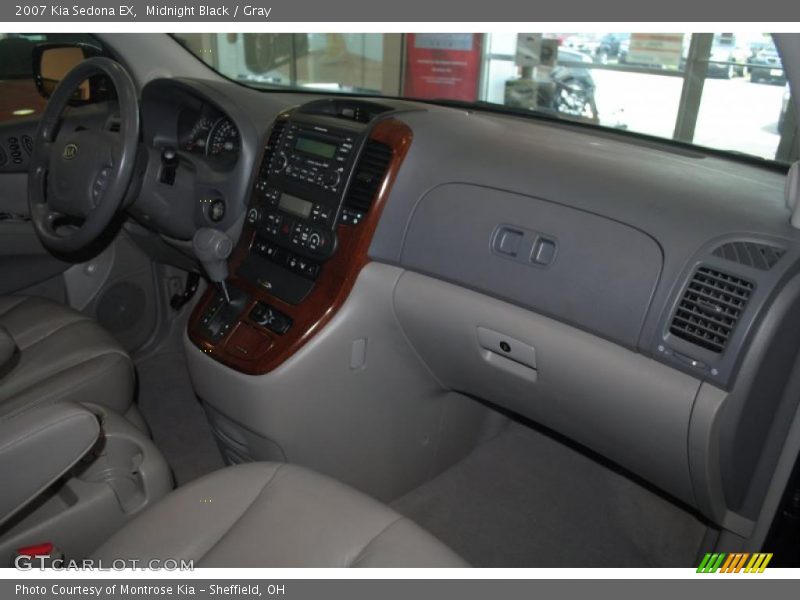Midnight Black / Gray 2007 Kia Sedona EX