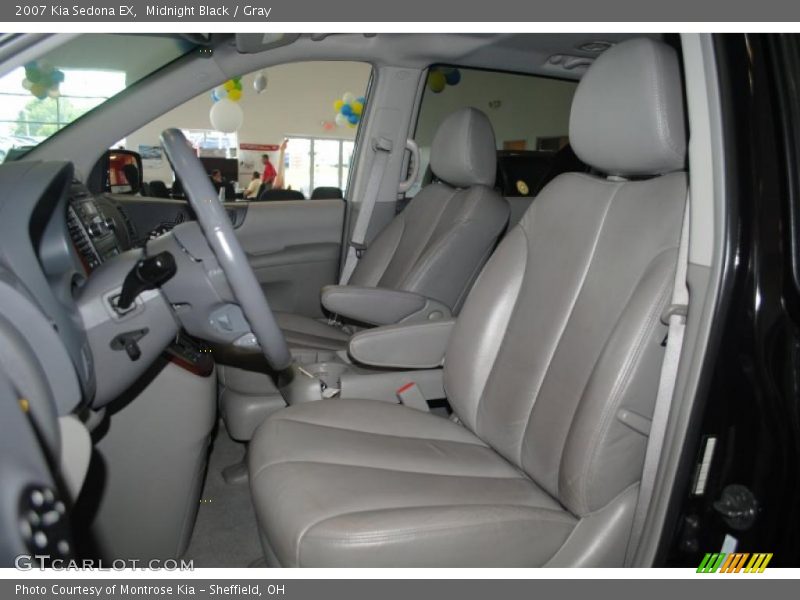 Midnight Black / Gray 2007 Kia Sedona EX
