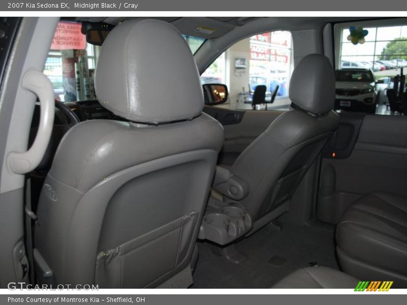 Midnight Black / Gray 2007 Kia Sedona EX