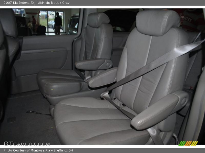 Midnight Black / Gray 2007 Kia Sedona EX
