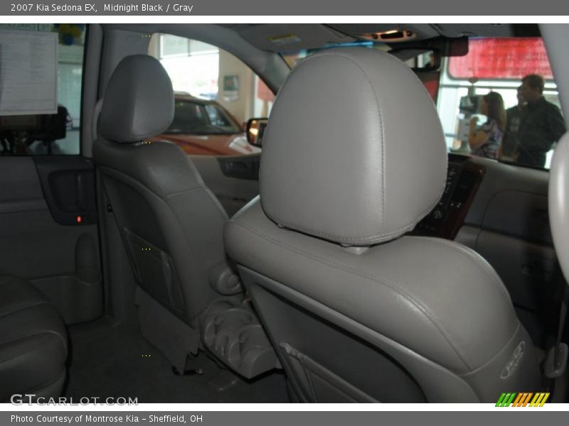 Midnight Black / Gray 2007 Kia Sedona EX