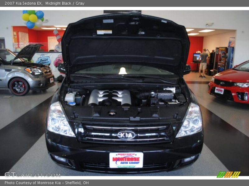Midnight Black / Gray 2007 Kia Sedona EX