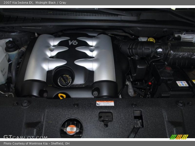 Midnight Black / Gray 2007 Kia Sedona EX