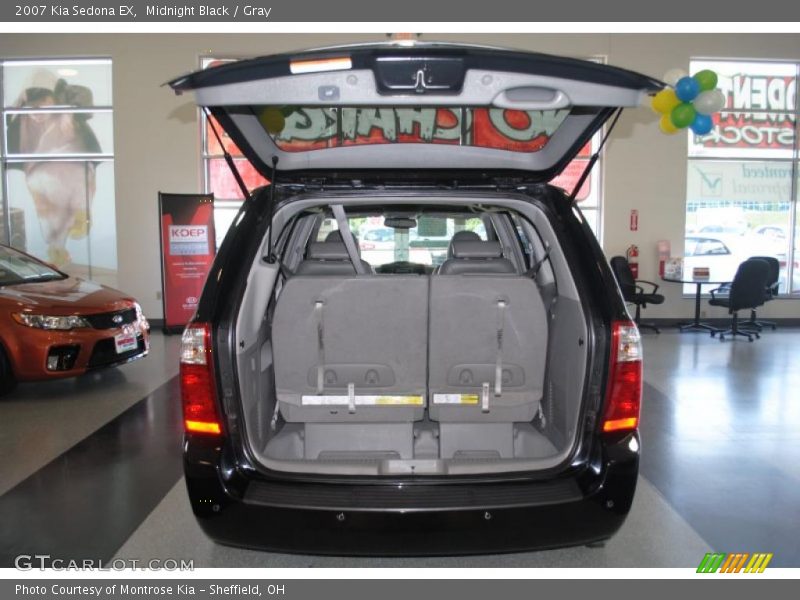 Midnight Black / Gray 2007 Kia Sedona EX