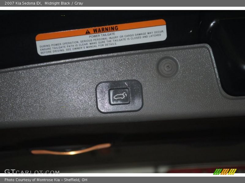 Midnight Black / Gray 2007 Kia Sedona EX