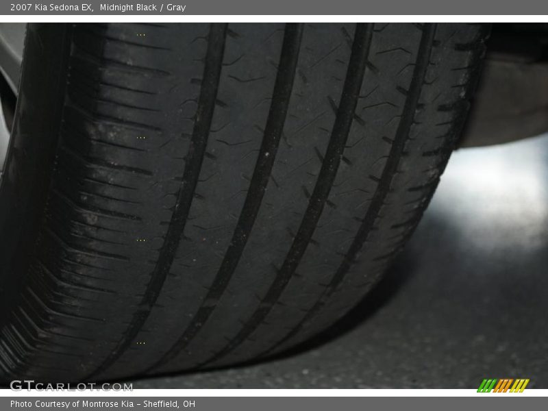 Midnight Black / Gray 2007 Kia Sedona EX