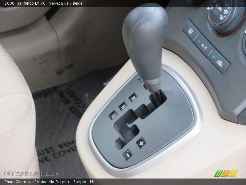 Velvet Blue / Beige 2008 Kia Rondo LX V6