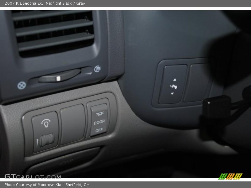Midnight Black / Gray 2007 Kia Sedona EX