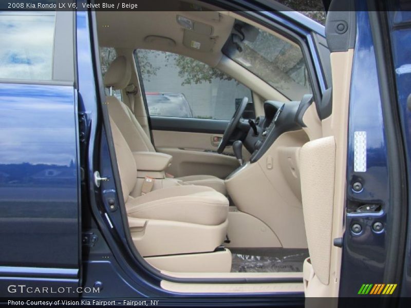 Velvet Blue / Beige 2008 Kia Rondo LX V6