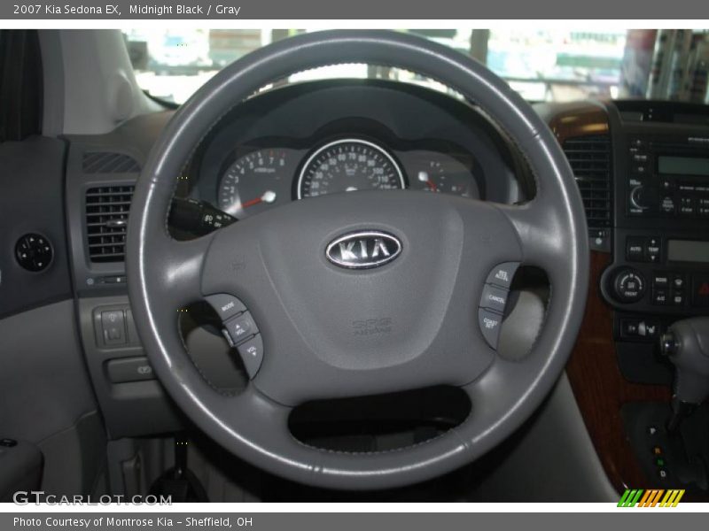 Midnight Black / Gray 2007 Kia Sedona EX