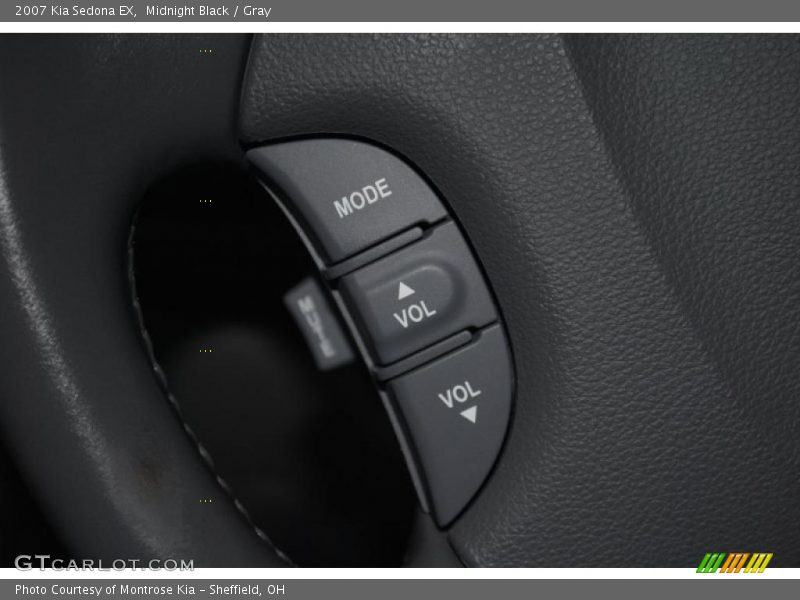 Midnight Black / Gray 2007 Kia Sedona EX