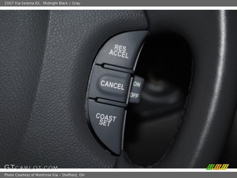 Midnight Black / Gray 2007 Kia Sedona EX