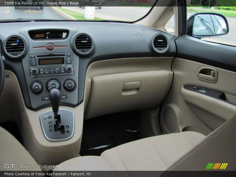 Velvet Blue / Beige 2008 Kia Rondo LX V6