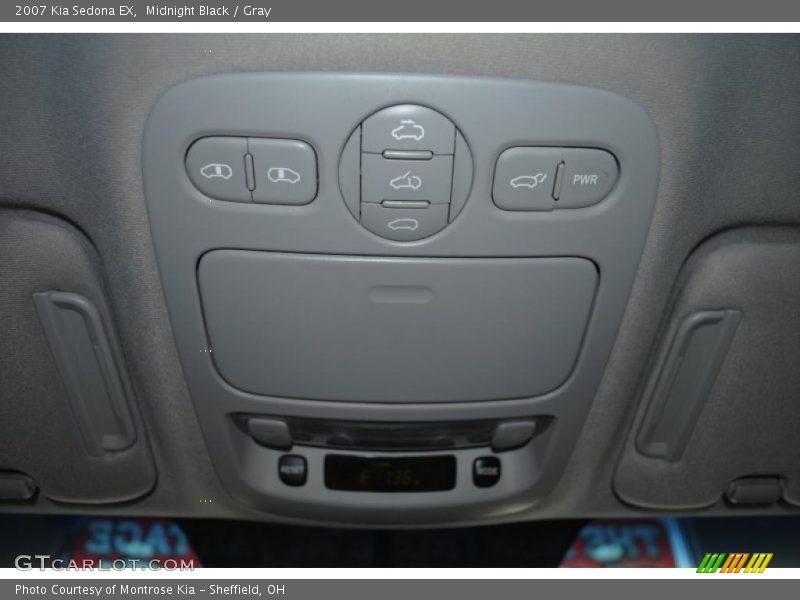 Midnight Black / Gray 2007 Kia Sedona EX