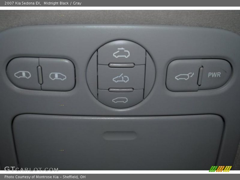 Midnight Black / Gray 2007 Kia Sedona EX