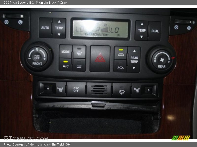 Midnight Black / Gray 2007 Kia Sedona EX