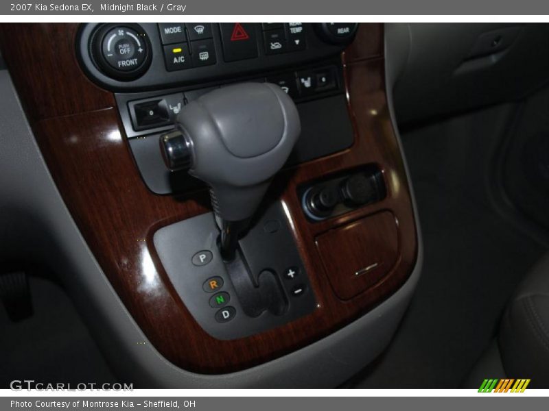 Midnight Black / Gray 2007 Kia Sedona EX
