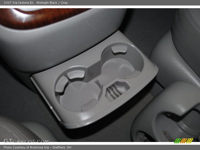 Midnight Black / Gray 2007 Kia Sedona EX