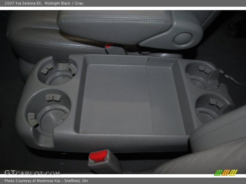 Midnight Black / Gray 2007 Kia Sedona EX