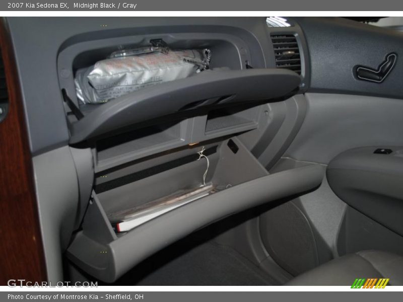 Midnight Black / Gray 2007 Kia Sedona EX