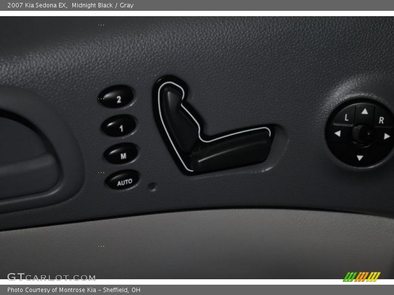Midnight Black / Gray 2007 Kia Sedona EX