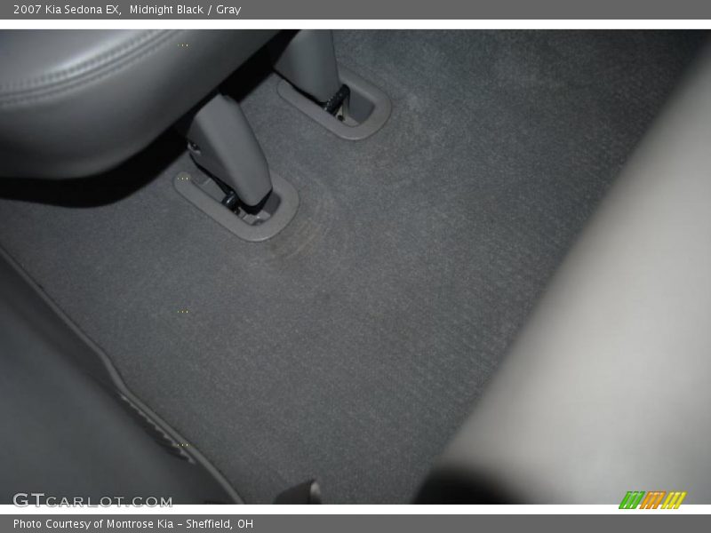 Midnight Black / Gray 2007 Kia Sedona EX