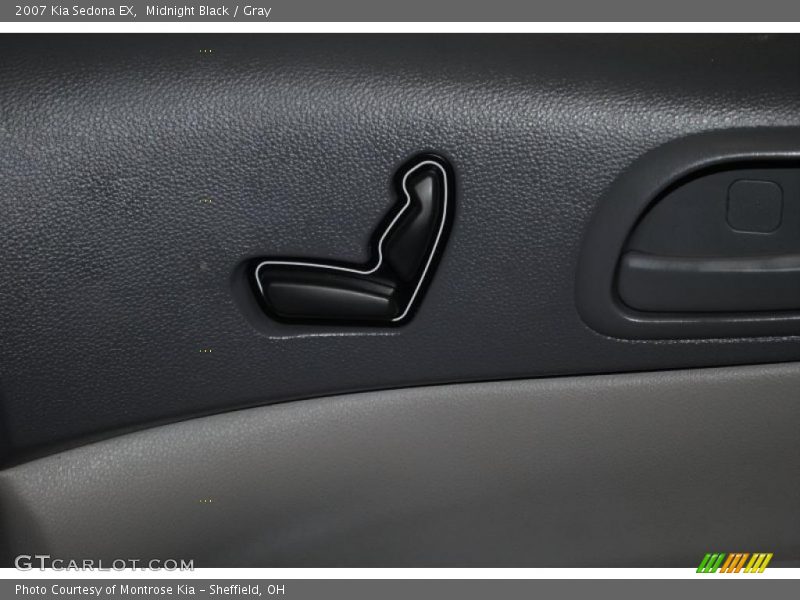 Midnight Black / Gray 2007 Kia Sedona EX
