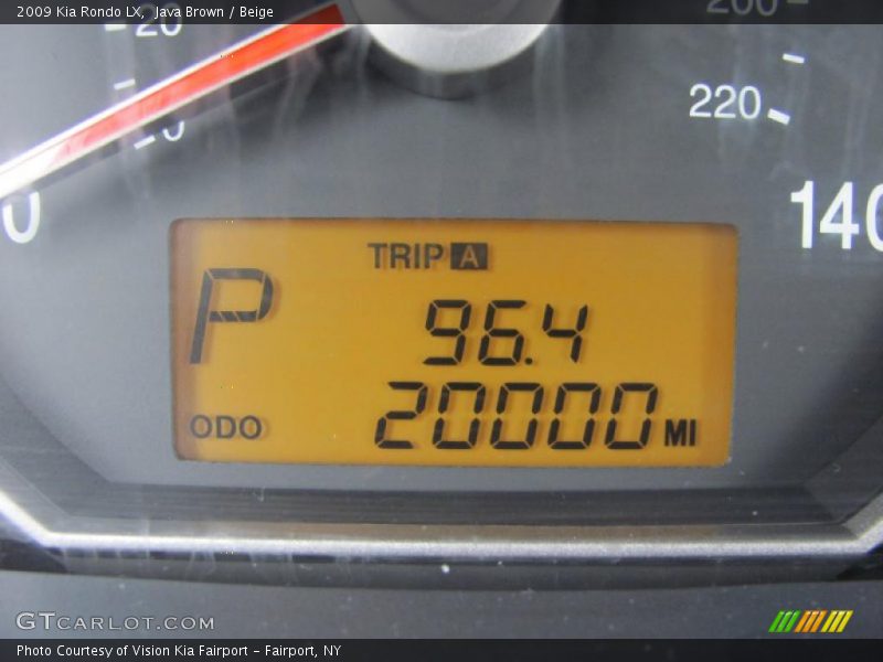 Java Brown / Beige 2009 Kia Rondo LX