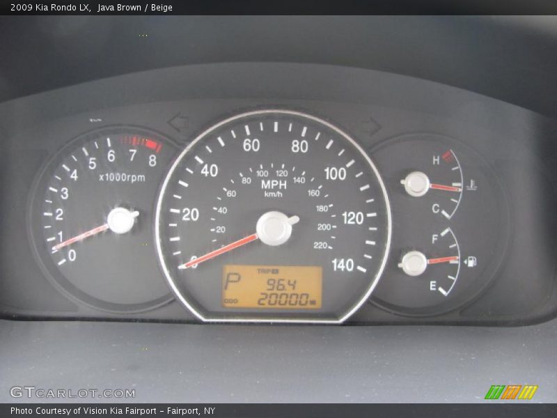 Java Brown / Beige 2009 Kia Rondo LX