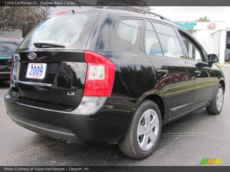 Shadow Black / Gray 2009 Kia Rondo LX