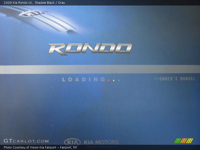 Shadow Black / Gray 2009 Kia Rondo LX