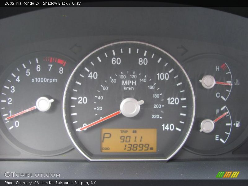 Shadow Black / Gray 2009 Kia Rondo LX